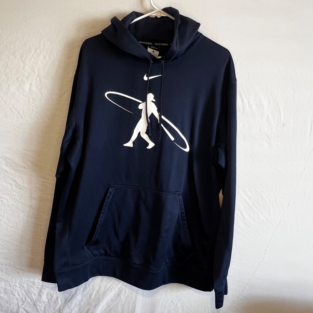 Nike BSBL Therma Fit Swingman Hoodie Ken Griffey Jr Sweatshirt Men XL  Navy Blue